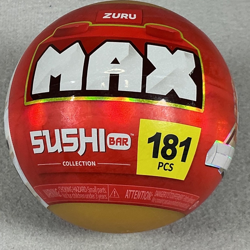 ZURU MAX Sushi Bar Collection 181 PCS Building Set Capsule New Sealed